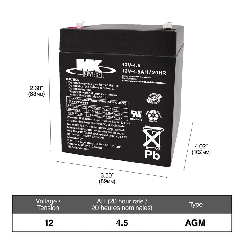 Group Size 24F Battery, 650 CCA Z9041