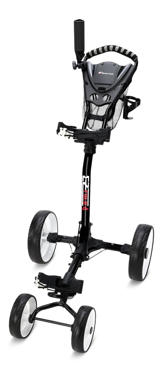 EZ Fold 4 Wheel Golf Cart, 4WD, Collapsible, Black X8229