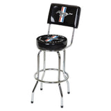 Swivel Bar Stool with Backrest