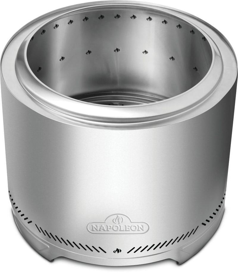 Timberwolf Outdoor Smokeless Multi-Fuel Fire Pit, Stainless Steel, 22-in P4290