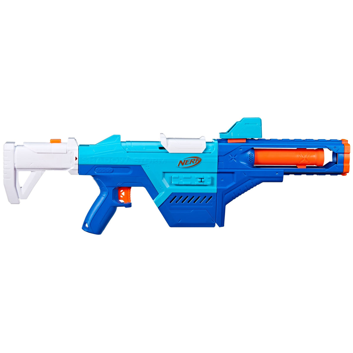 N Series Shadow Storm Dart Blaster, 6-in-1 Customization, Includes 24-Darts, Ages 8+