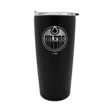 Executive Stainless Steel Insulated Travel Tumbler, Black, 20-oz