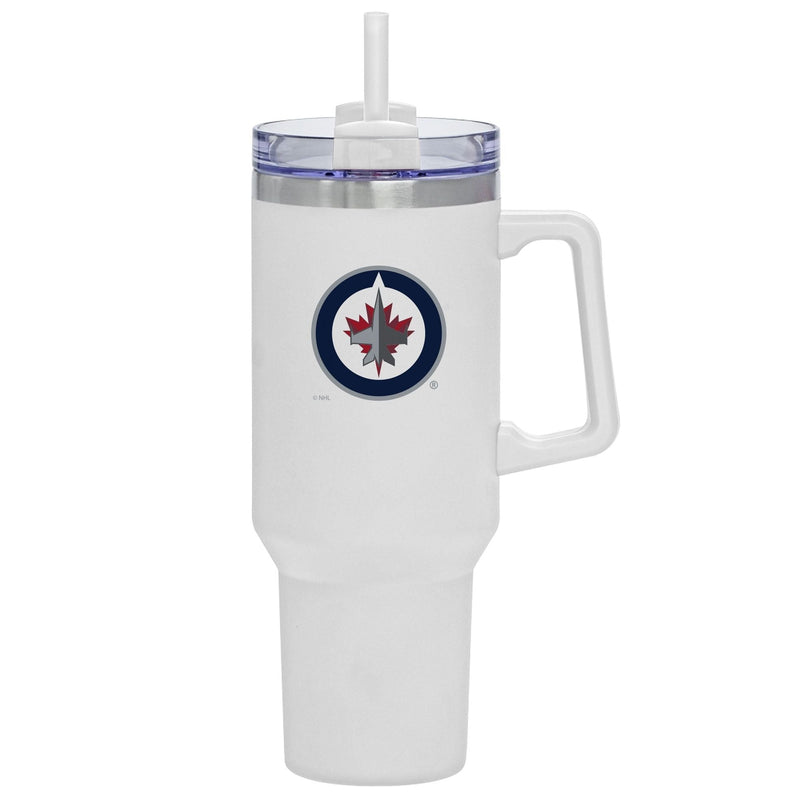 Travel Mug with Straw and Handle, 40-oz U7216