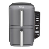 XL Multi-Rack Air Fryer with 2 Baskets & 6 Functions, 10-qt