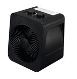 Portable 2-In-1 Personal Heater & Fan, 1500W, Black