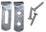 Invisible Mirror Holder, For Frameless Mirrors, Steel Construction, Silver, 4-pk
