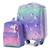 Kids Unicorn Hardside Luggage, 2-pc, Outbound Hardside Spinner Luggage, 23-in, Outbound Hardside Carry-On Spinner Flex Travel Suitcase,...