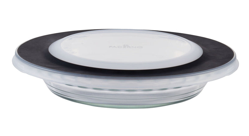 Glass Pie Plate with Lid, 9-in, 1.4-qt A44