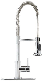 Gourmet Single-Handle Pull-Down Kitchen Faucet, Chrome