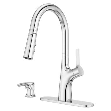 Ceylon Pull-Down Kitchen Faucet, Polished Chrome C3990