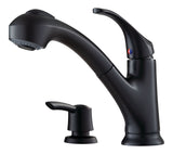 Shelton Matte Black Pull-Out Kitchen Faucet