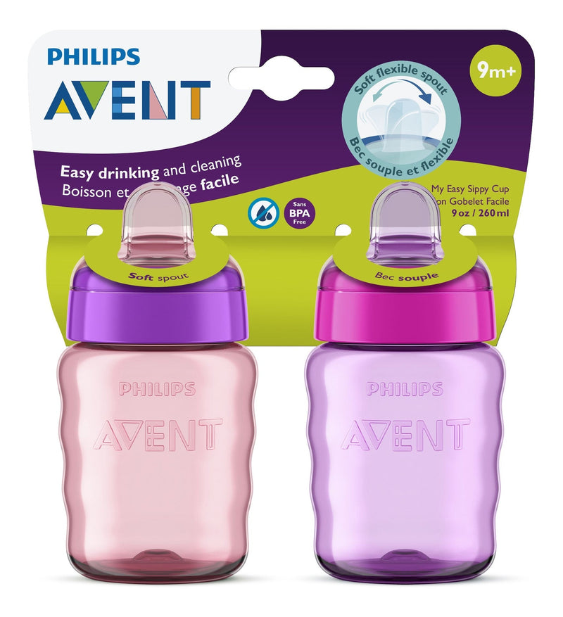 Soft Sippy Cup, Pink/Purple, 2-pk Q4554