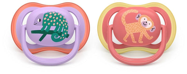 Ultra Air Pacifier 18m+, Chameleon, 2-pk G4348