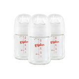 Glass Bottle with Silicone Nipple (SS), 5-oz, 0 Months+, 3-pk