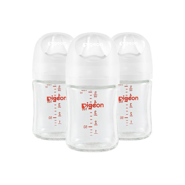Glass Bottle with Silicone Nipple (SS), 5-oz, 0 Months+, 3-pk Q6852