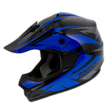 GX4 ATV Helmet, Youth, Blue, Assorted Sizes