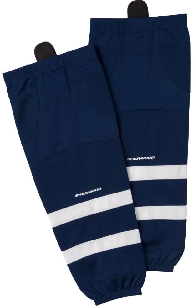 Performance Hockey Socks, Blue/White, Assorted Size E7862