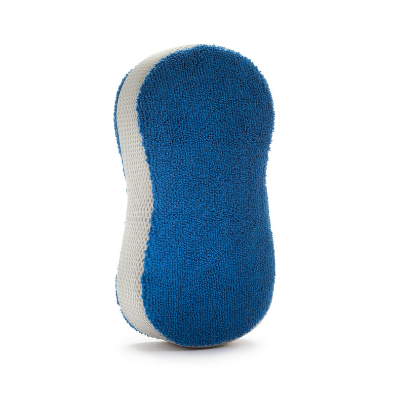 2-in-1 Microfibre Wash Sponge, Blue, 1-pc U991