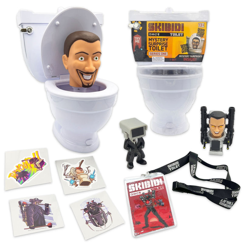 Giant Mystery Toilet Set with Surprise Toys for Ages 13+, Assorted Figures C4530