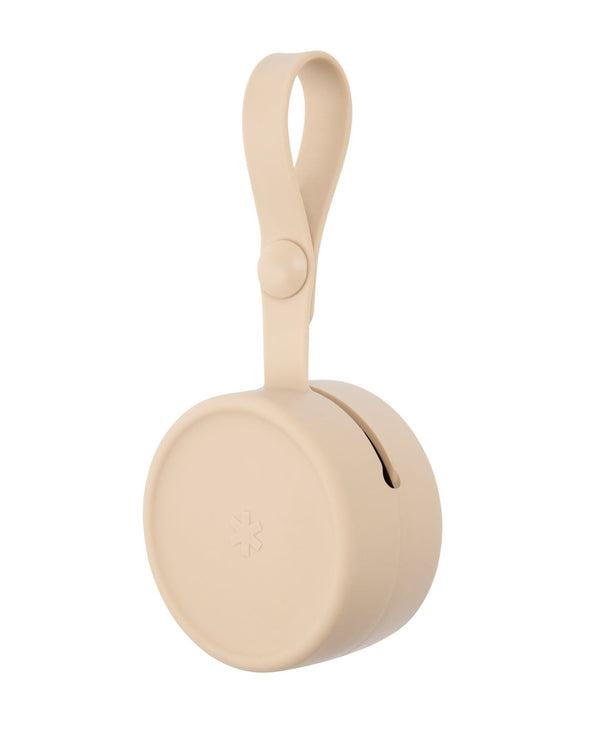 Silicone BPA-Free Pacifier Case, Beige Q326