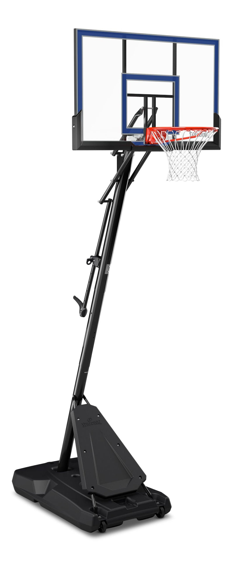 Hercules Acrylic Portable Adjustable Basketball Backboard, Hoop & Net System, 50-in Y9321