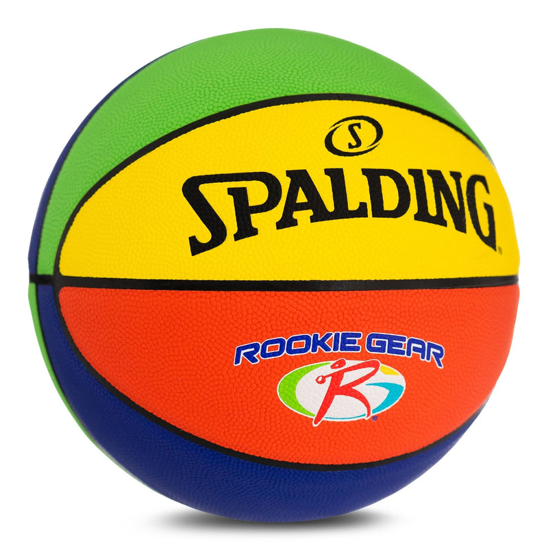 Rookie Gear Youth Kids' Indoor/Outdoor Multi-Colour Composite Basketball, Size 5 (27.5-in) Y4947