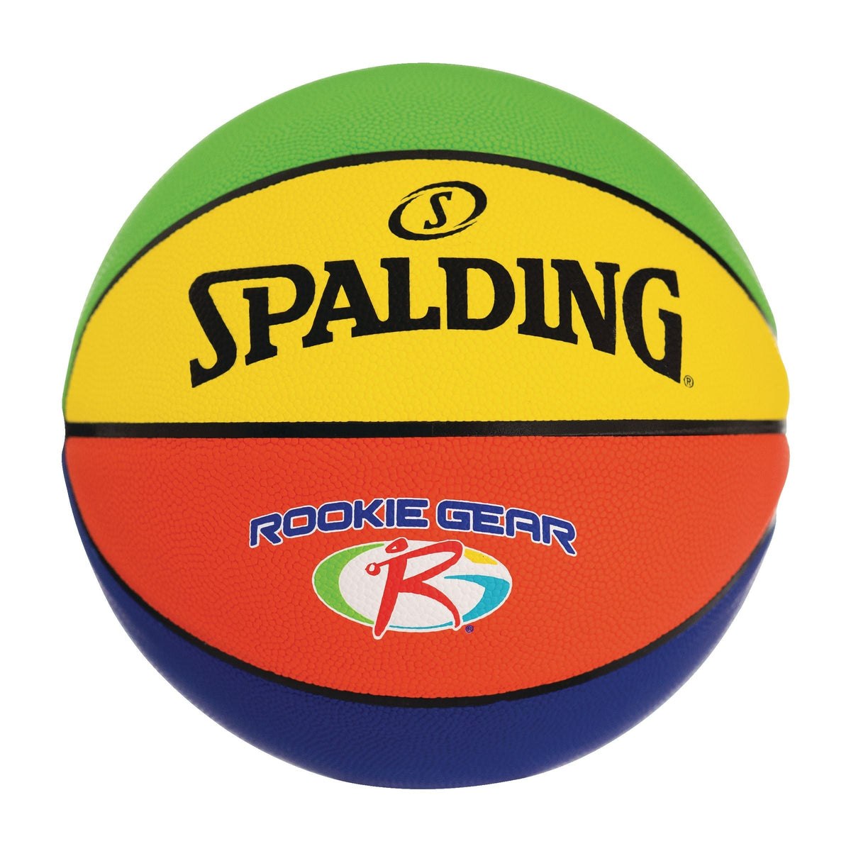 Rookie Gear Youth Kids' Indoor/Outdoor Multi-Colour Composite Basketball, Size 5 (27.5-in)