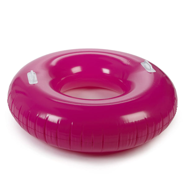 Inflatable Round Pool Swim Tube, 40 x 10-in, Assorted Colours Z3514