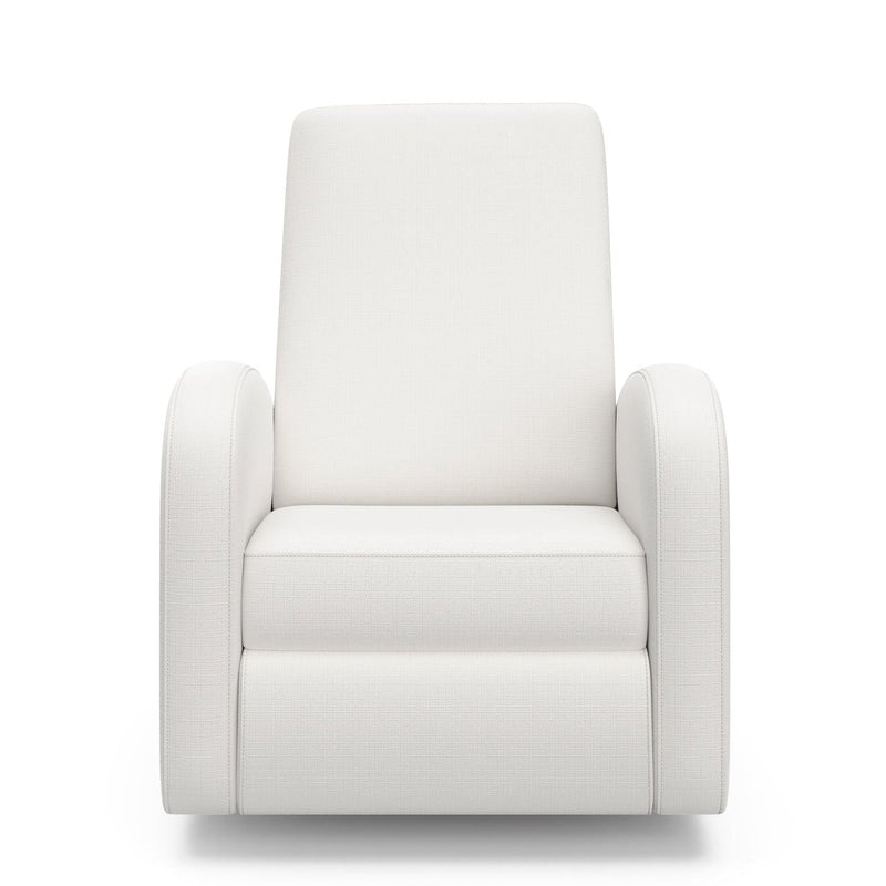 Santa Monica Swivel Glider, Ivory Basketweave V8280