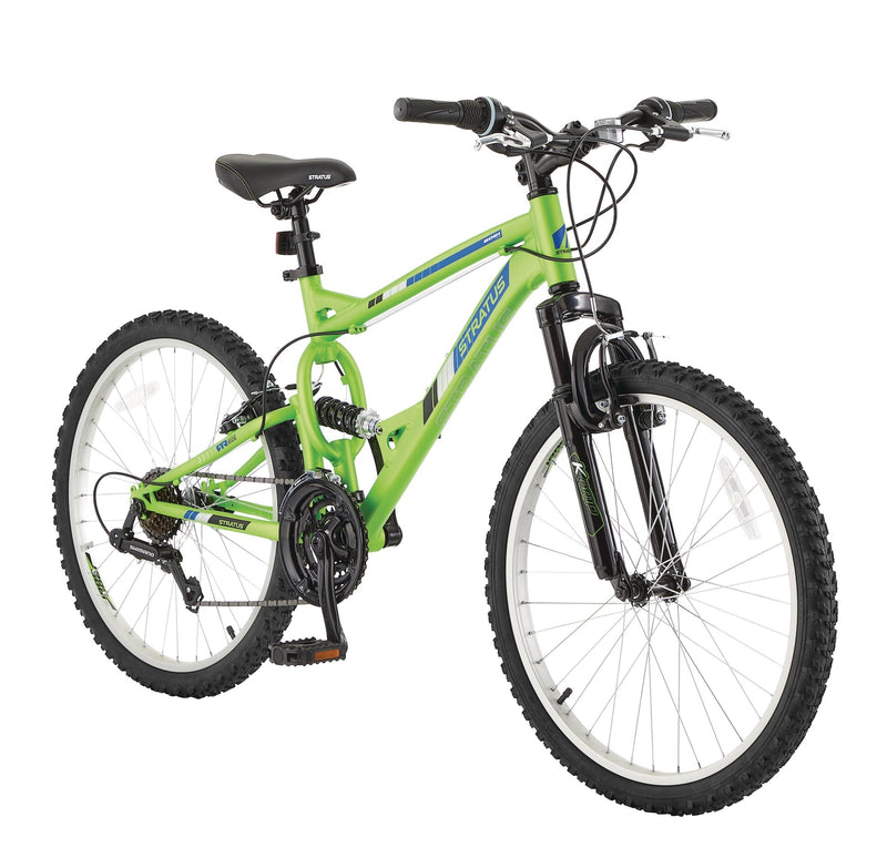 Richter Adult Bike, 21-Speed, 24-in Wheel, Adult/Youth Bike, Green D7726