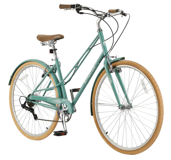 Trillium Adult Bike, 700C, 7-Speed Cruiser Bike, Green U3287