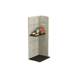 Vertical Resin Shed Shelf Kit, 30-lb Capacity