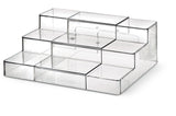 Clear 3-Tier Expandable Organizing Storage Shelf
