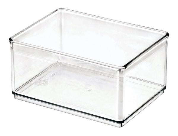 Clear Stackable Medium Shallow Organizing Storage Bin, 1.2-L N3153