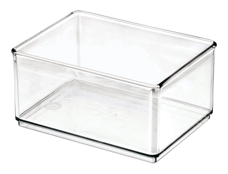 Clear Stackable Medium Shallow Organizing Storage Bin, 1.2-L N3153