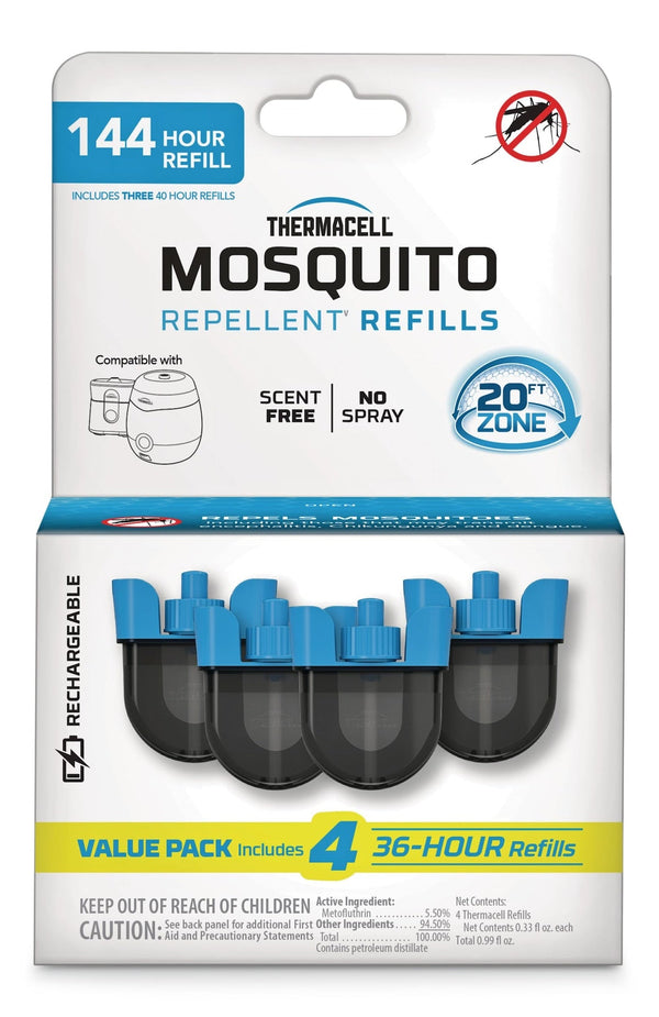 E-ZoneGuard Rechargeable Mosquito Repellent Refill 144-Hour Pack X9595