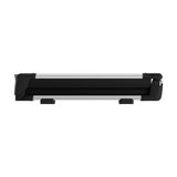 SnowPack Stainless Steel Roof Top Mount Ski/Snowboard Rack, Medium, Black, 2-pc