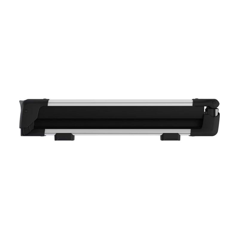 SnowPack Stainless Steel Roof Top Mount Ski/Snowboard Rack, Medium, Black, 2-pc L9596