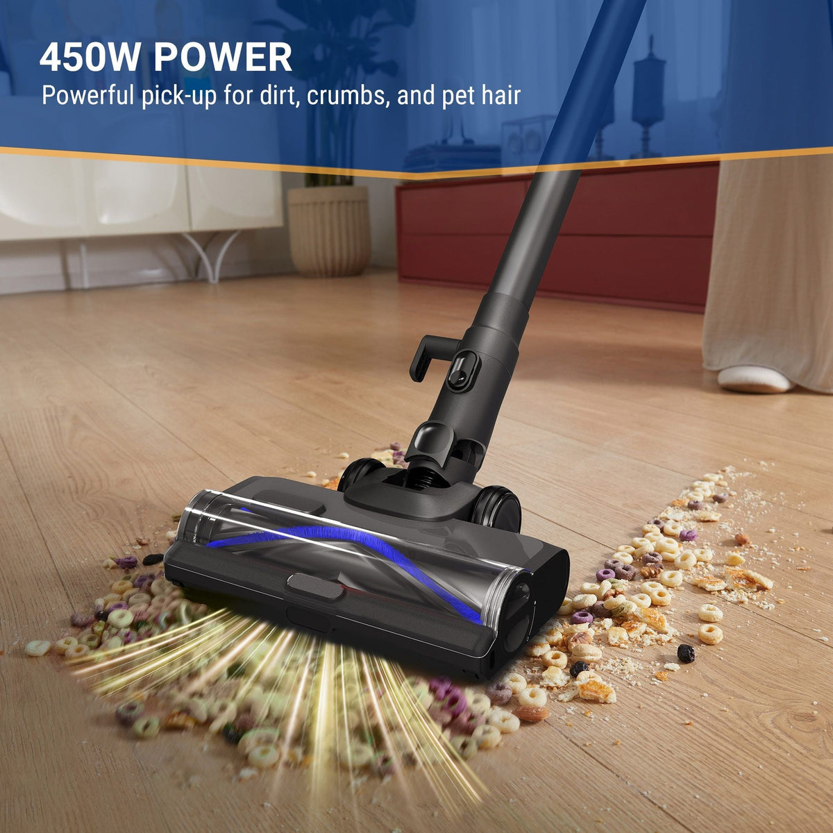 PureCyclone Corded Self-Standing Stick Vacuum