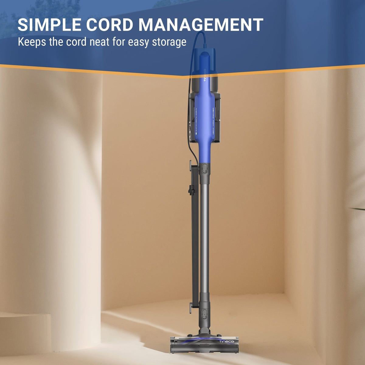 PureCyclone Corded Self-Standing Stick Vacuum