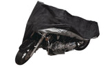 Premium Polyester Motorcycle Cover, Black, X-Large