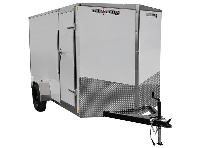 6 x 12-ft Enclosed Utility Trailer with Ramp Door W5170
