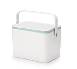 Plastic Rectangular Compost Bin, White, 4-L