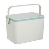 Plastic Rectangular Compost Bin, White, 4-L