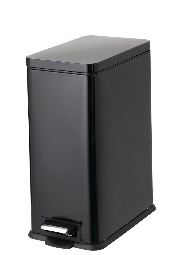Steel Rectangular Step Garbage Can, Assorted Colours, 30-L C6938