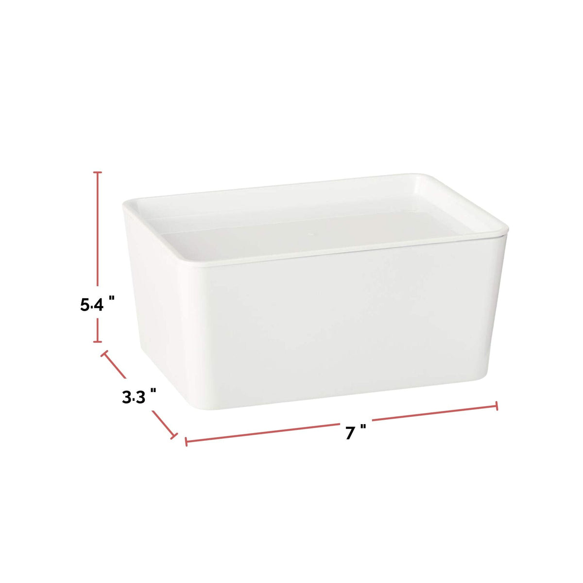Storage Bin with Lid, 1.5-L