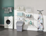 Twin Track Wire Shelf, White, 16 x 24-in