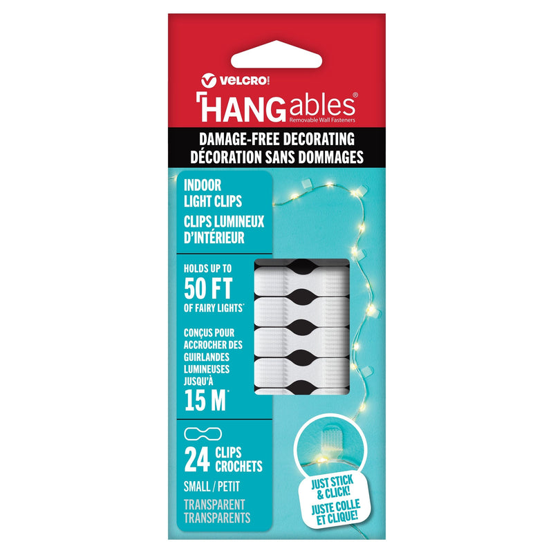 Hook-and-loop Light Clips, Clear O5400