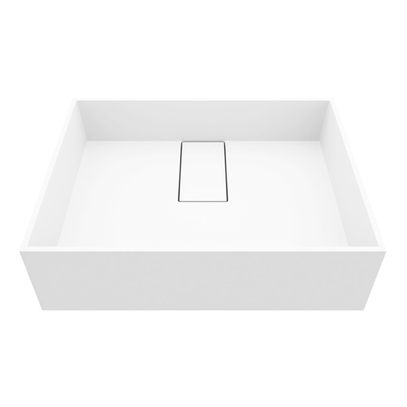Bryant 17x13-in Deep White Bathroom Sink/Basin with Rectangular Vessel W2803