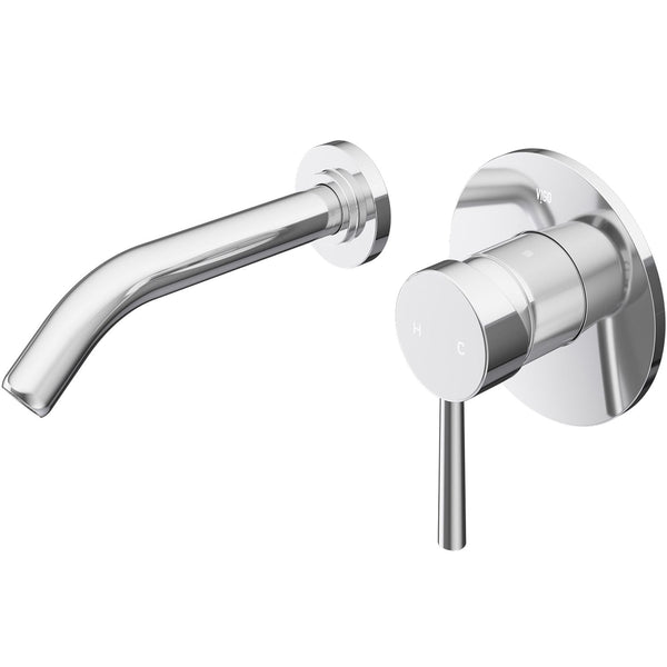 Olus Wall Mount Single Lever Bathroom Sink Faucet, WaterSense Certified, Chrome X5366